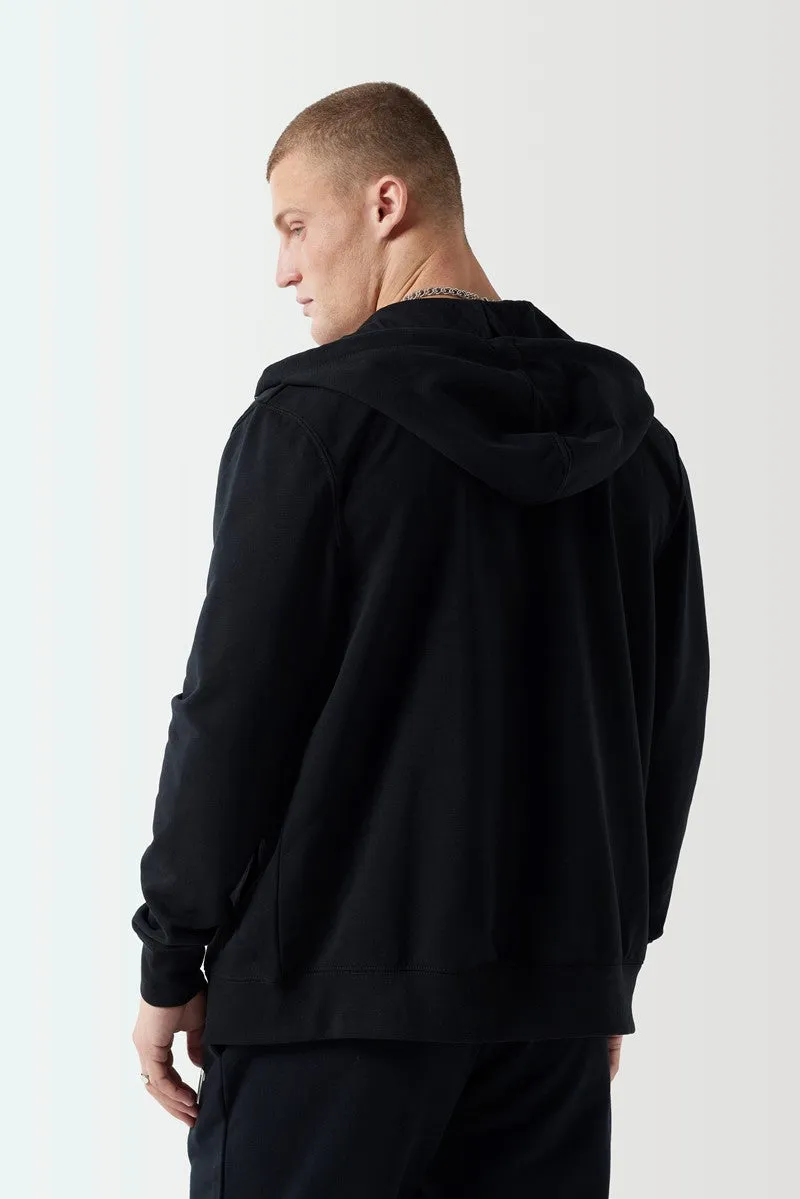 Core Full Zip Hoodie - Black