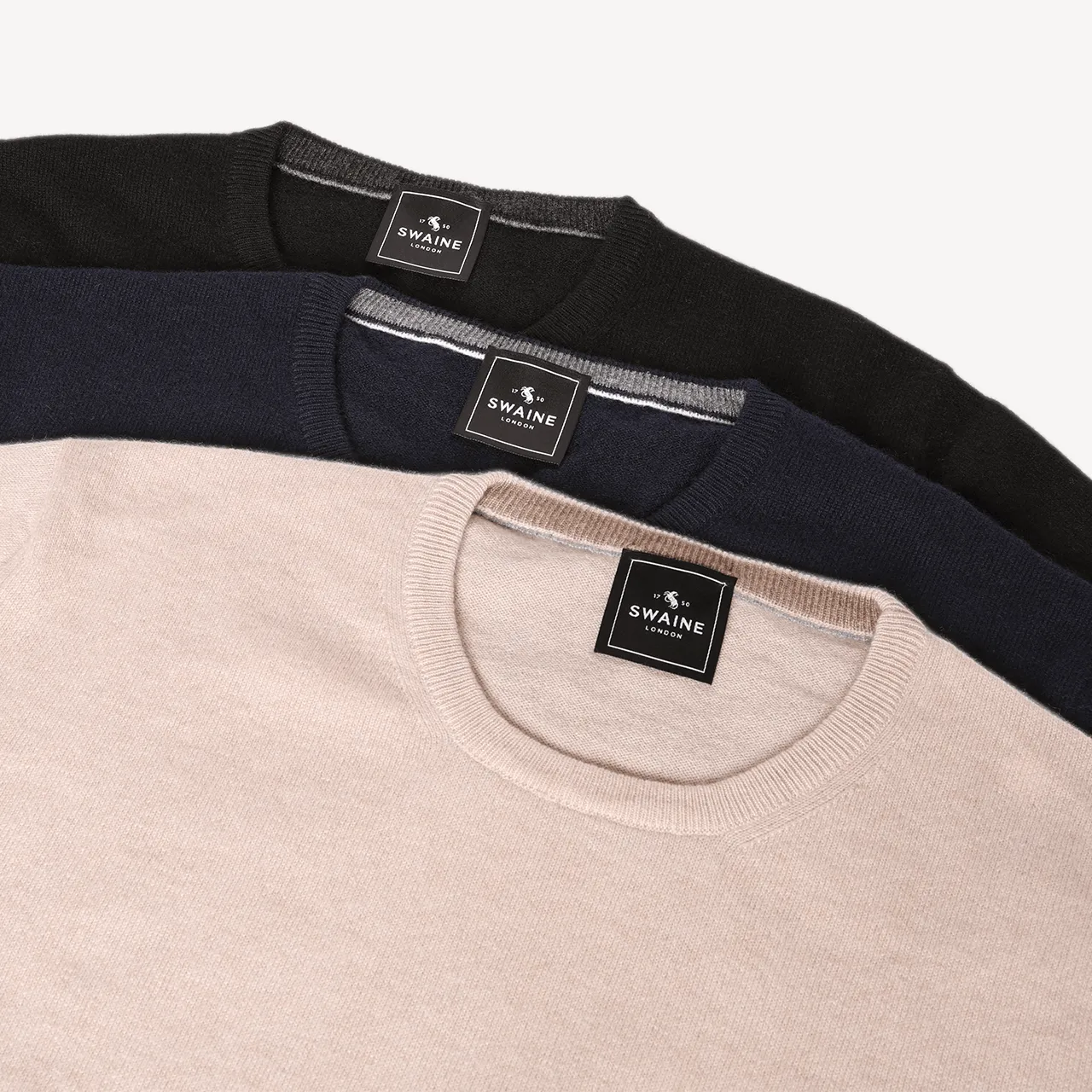 Crew Neck Jumper - Black