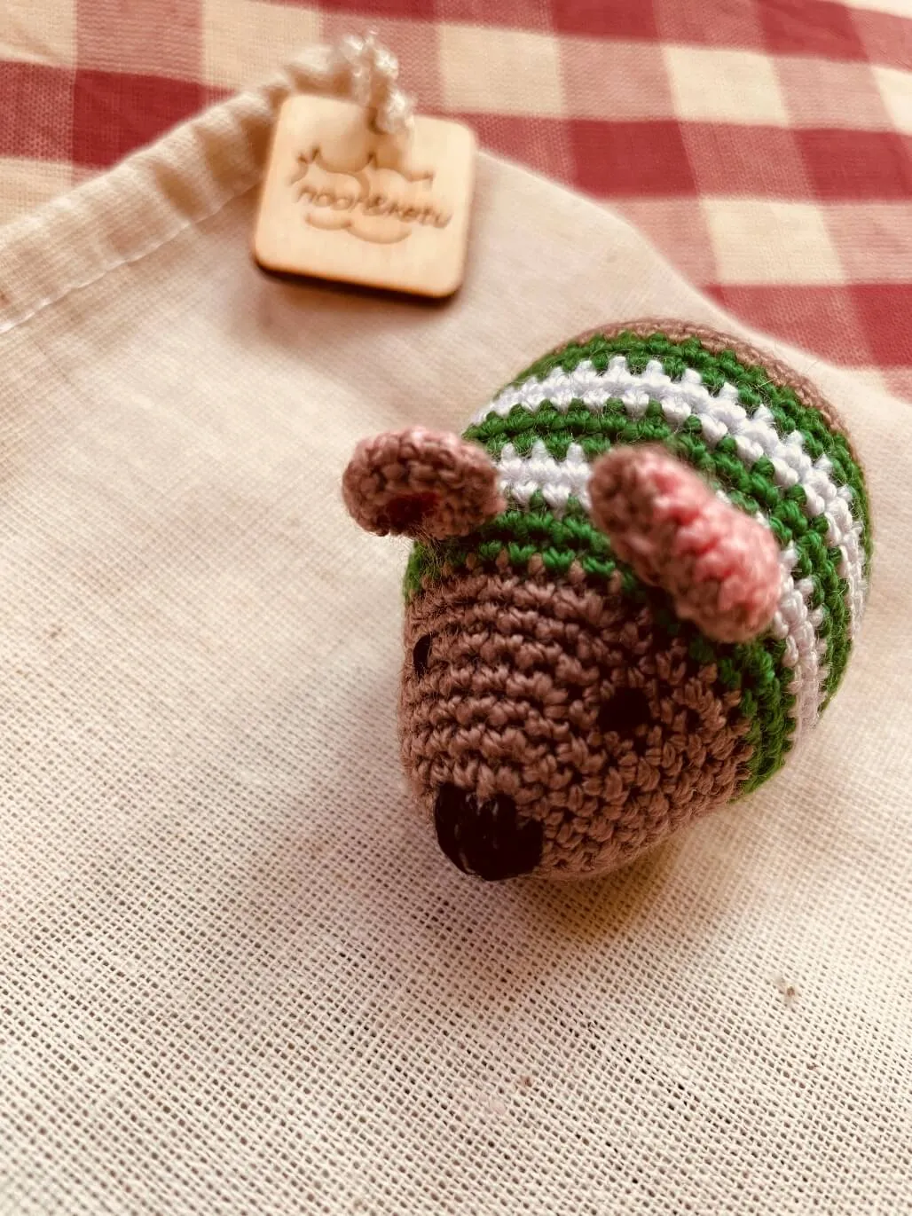 Crochet Catnip Mouse in Christmas Jumper, Cat Toy - 4 colours!