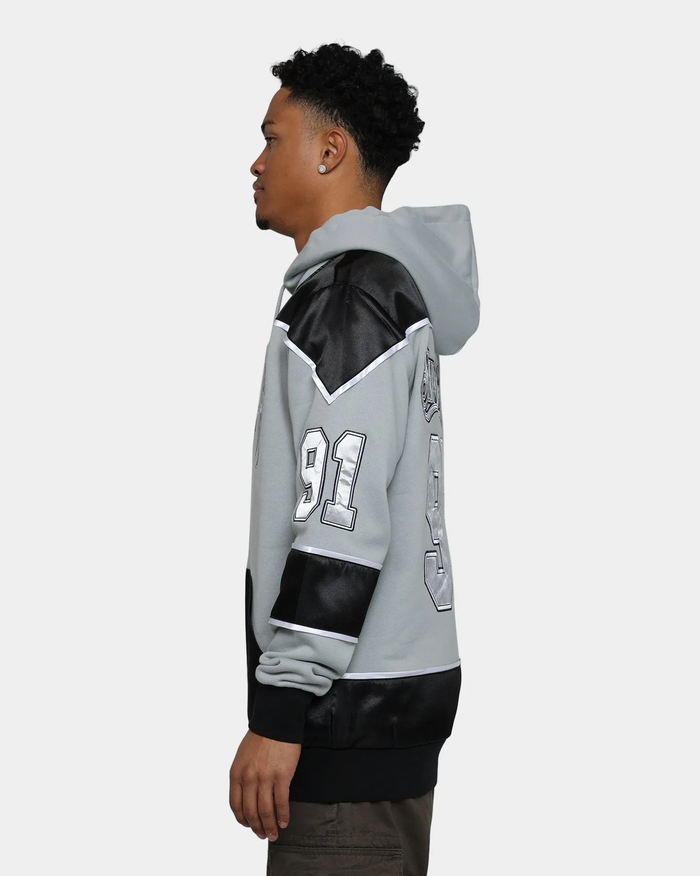 Deathrow Records LA Style Hoodie Black/Grey