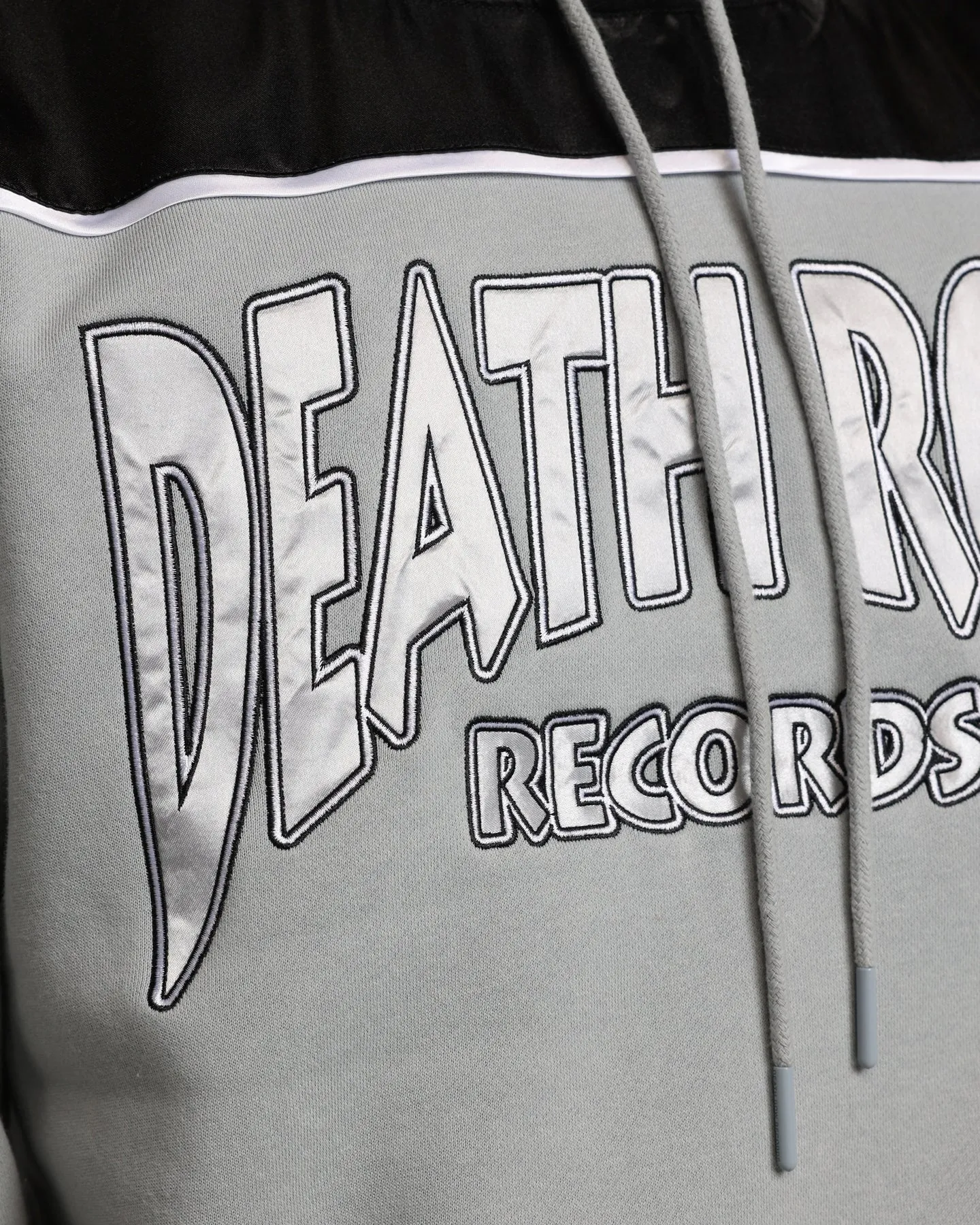 Deathrow Records LA Style Hoodie Black/Grey