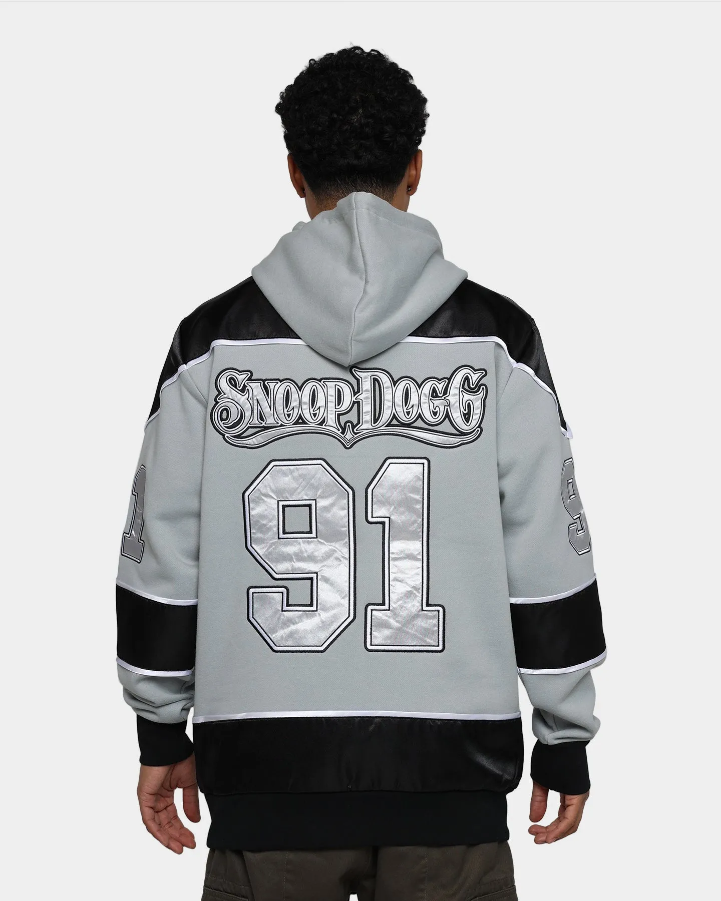 Deathrow Records LA Style Hoodie Black/Grey