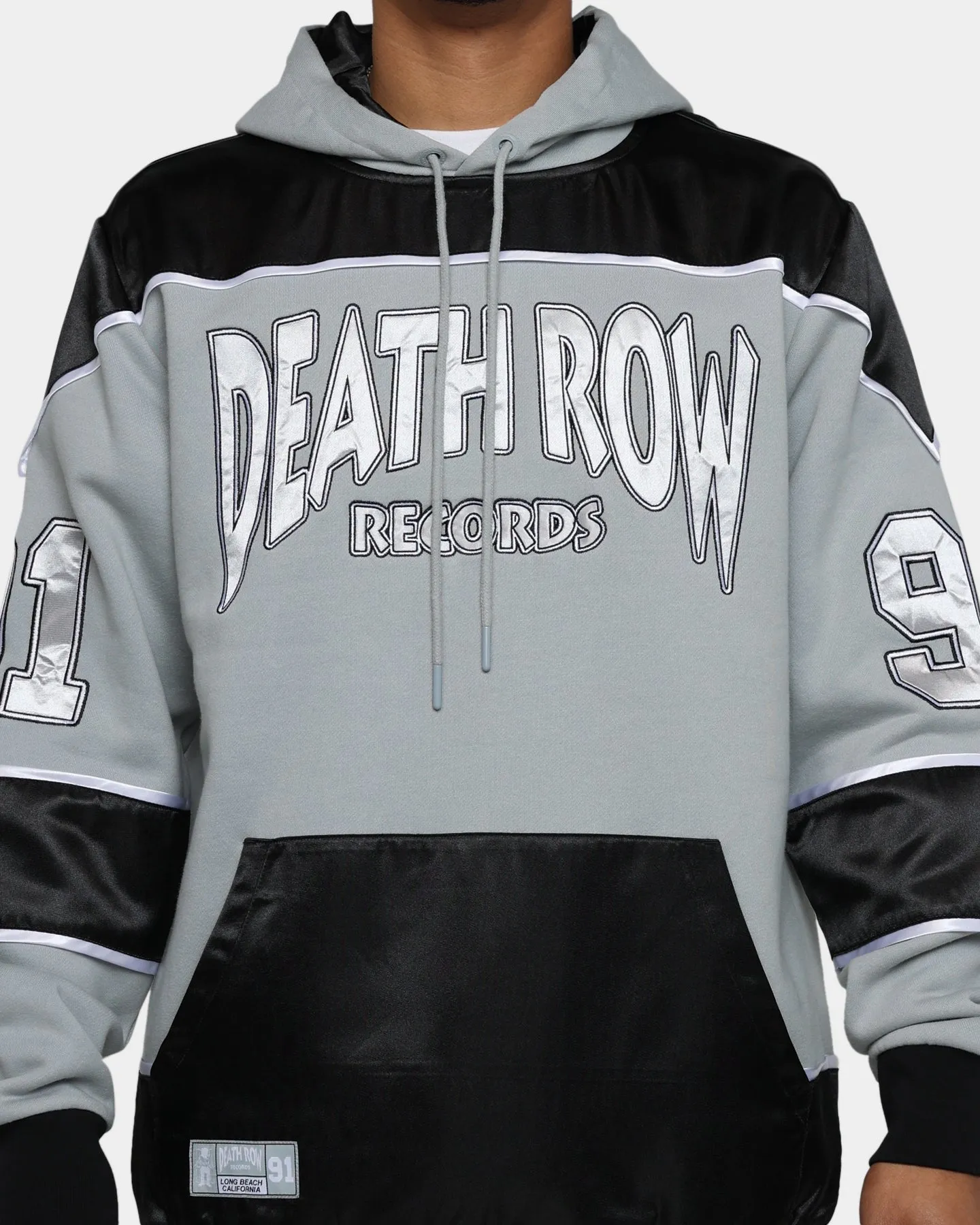Deathrow Records LA Style Hoodie Black/Grey