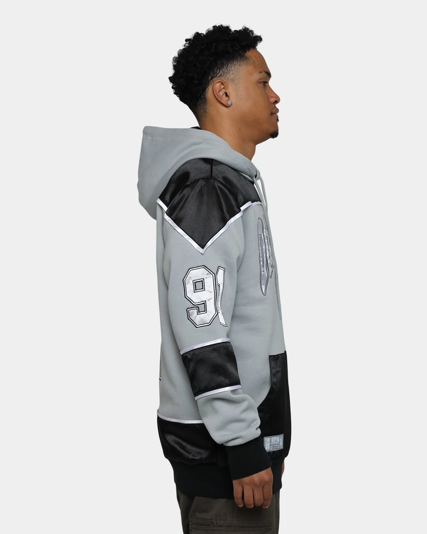 Deathrow Records LA Style Hoodie Black/Grey