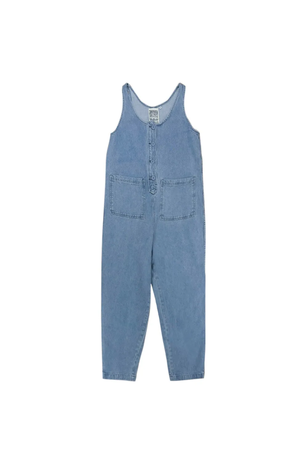 Denim Button Front Jumper