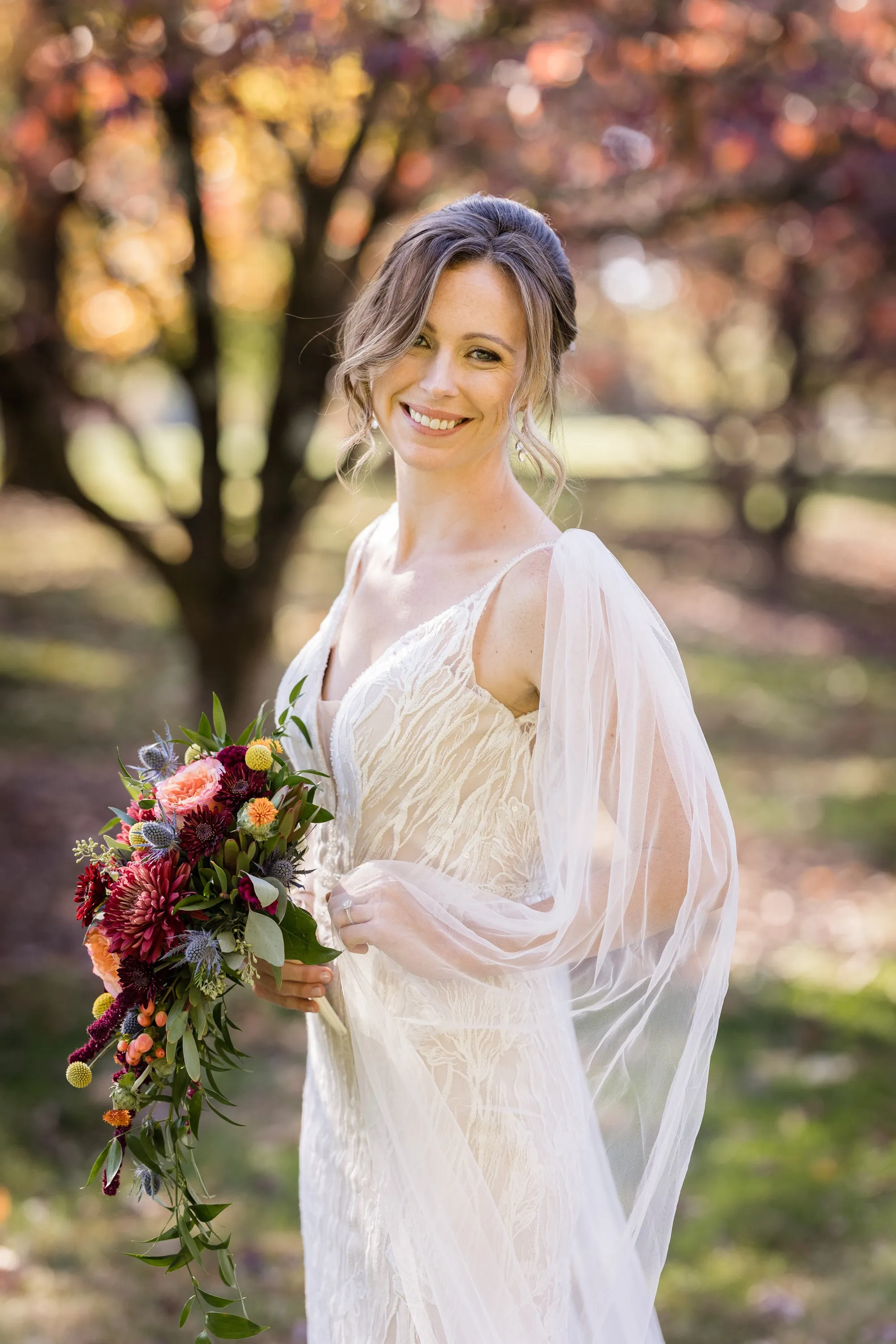 Detachable Tulle Shoulder Wing Set Veil Alternative