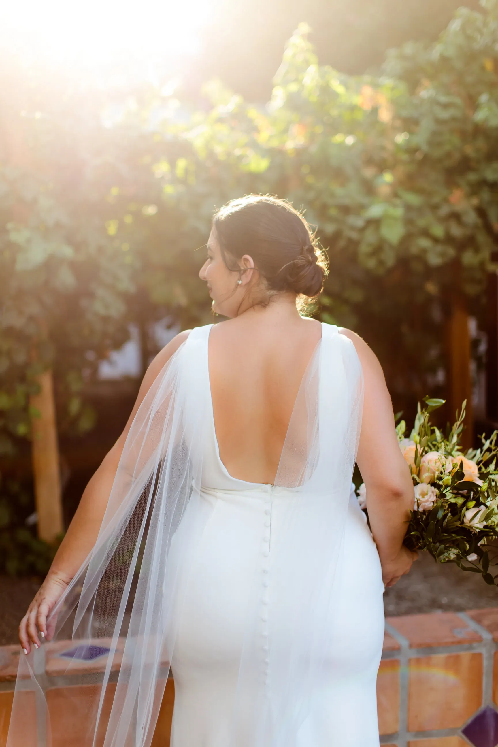 Detachable Tulle Shoulder Wing Set Veil Alternative