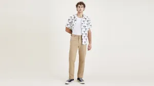 Dockers Men's Straight Fit Smart 360 Linen Blend Chino Pants Beige 34 x 30