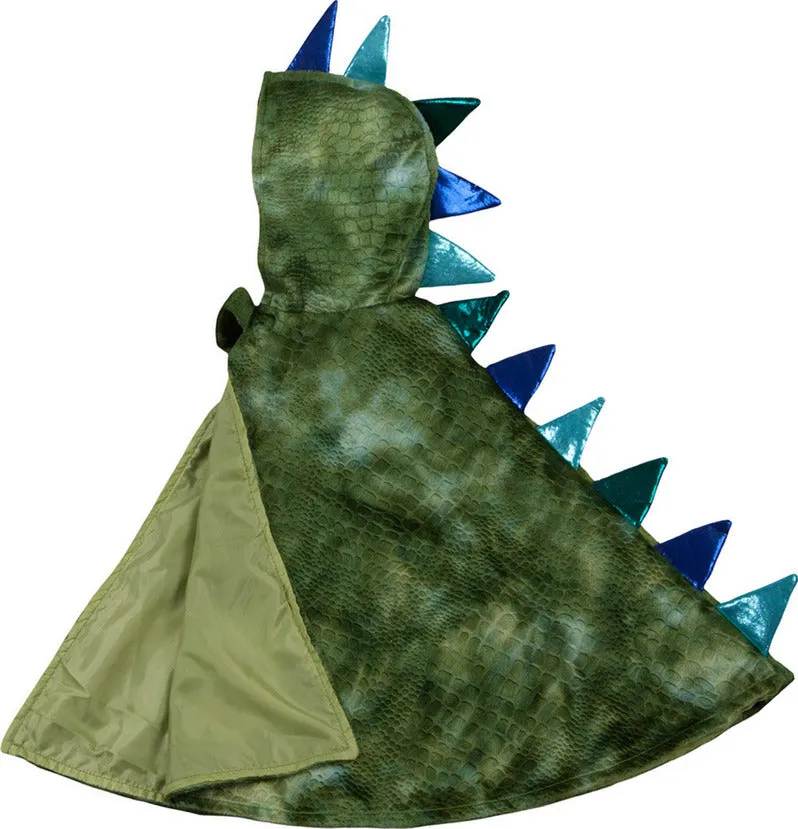 Dragon Baby Cape, Green/Blue