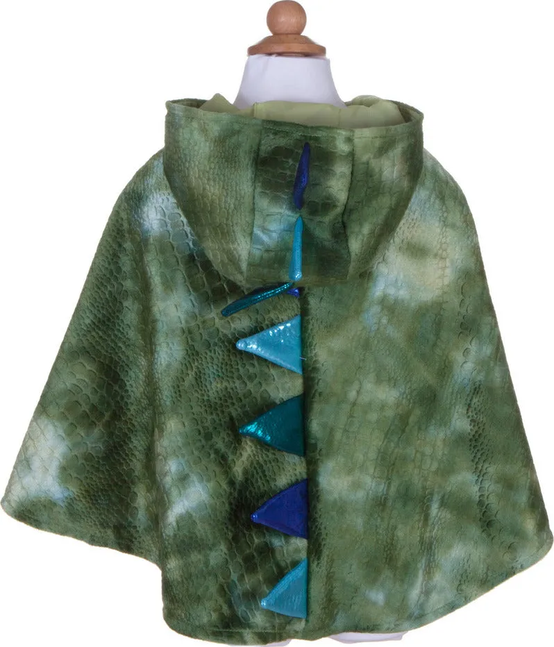 Dragon Baby Cape, Green/Blue