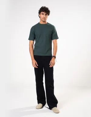 DROP SHOULDER CHEST POCKET TEE
