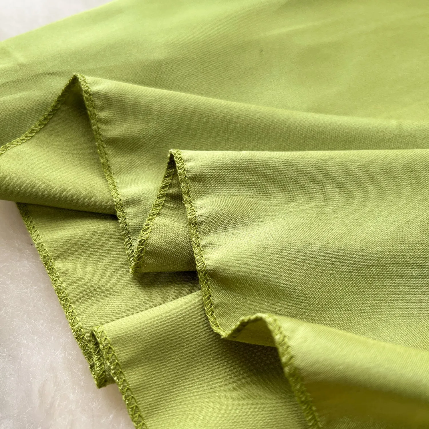 Embroidered Flower Satin Slip Dress
