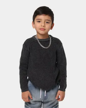 EN ES Kid's Shuffle Knit Jumper Washed Black