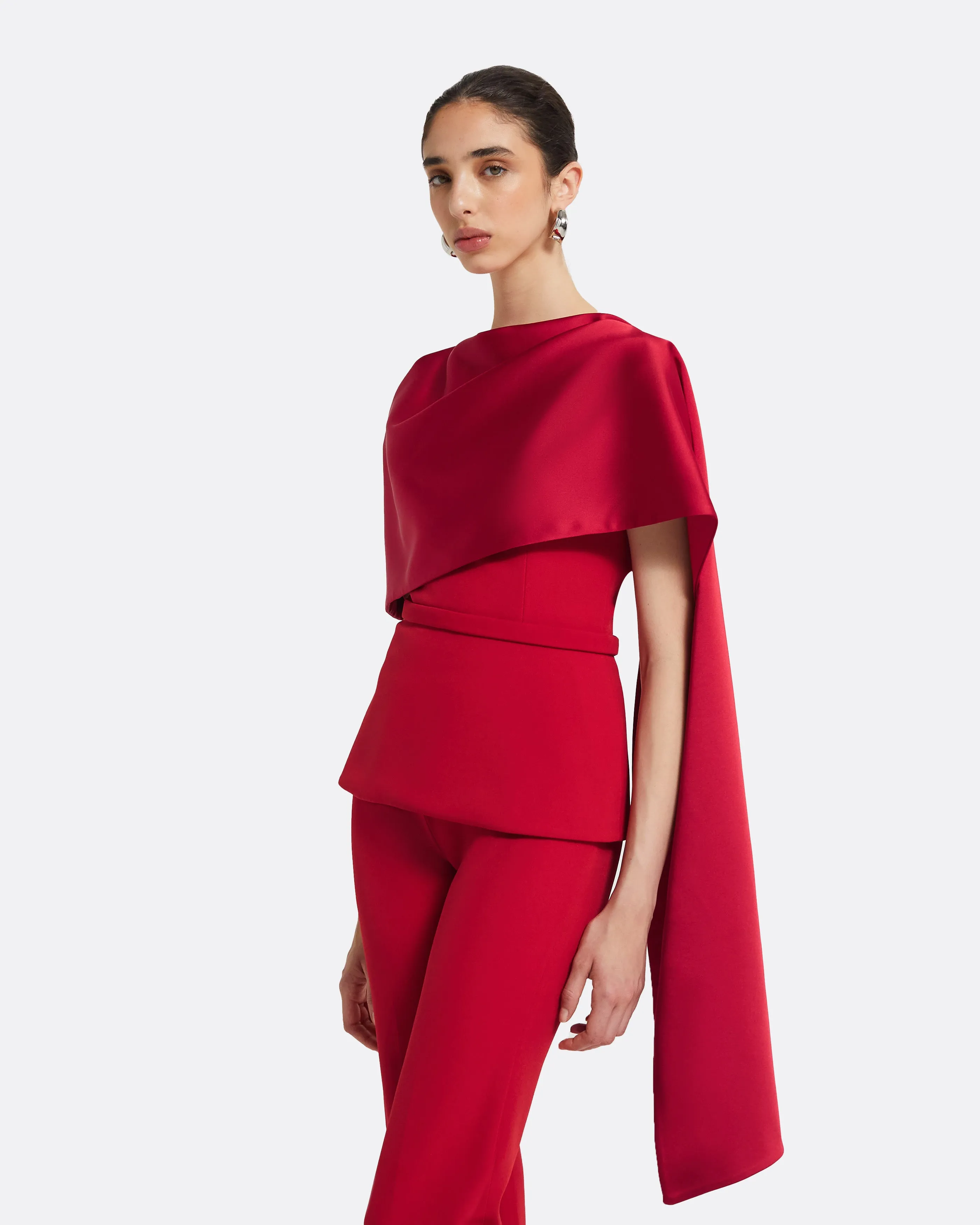 Evangeline Dazzling Red Top