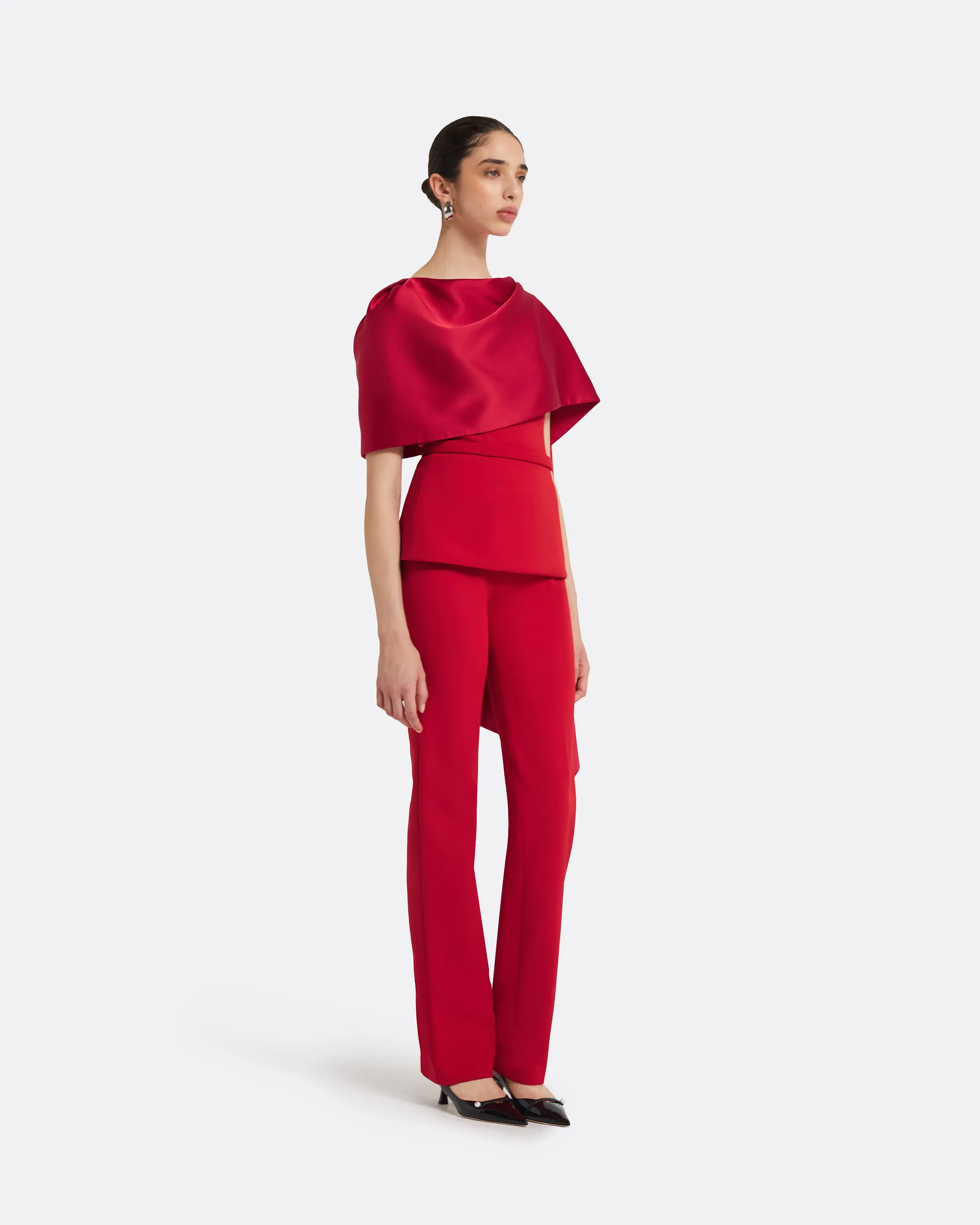 Evangeline Dazzling Red Top