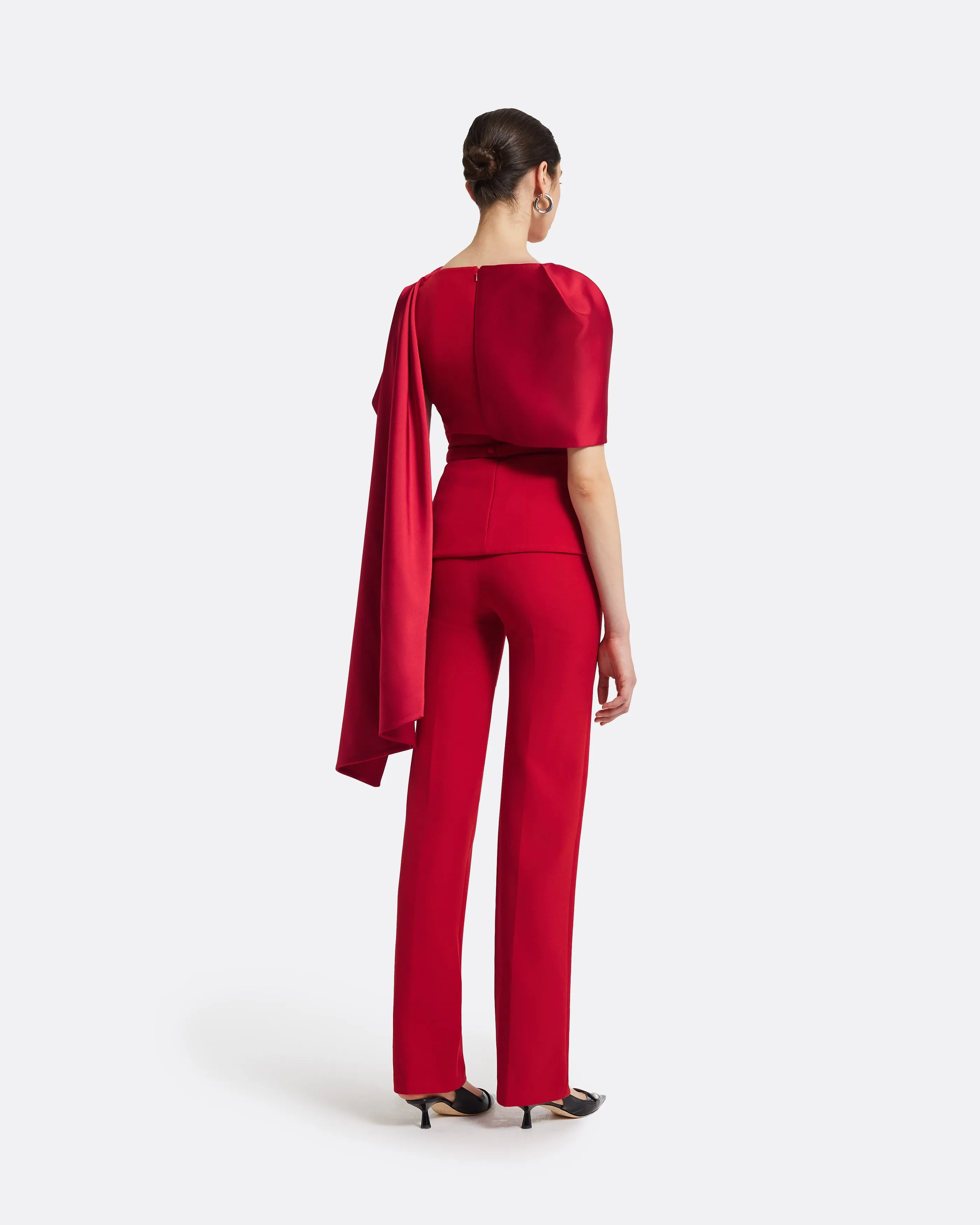 Evangeline Dazzling Red Top