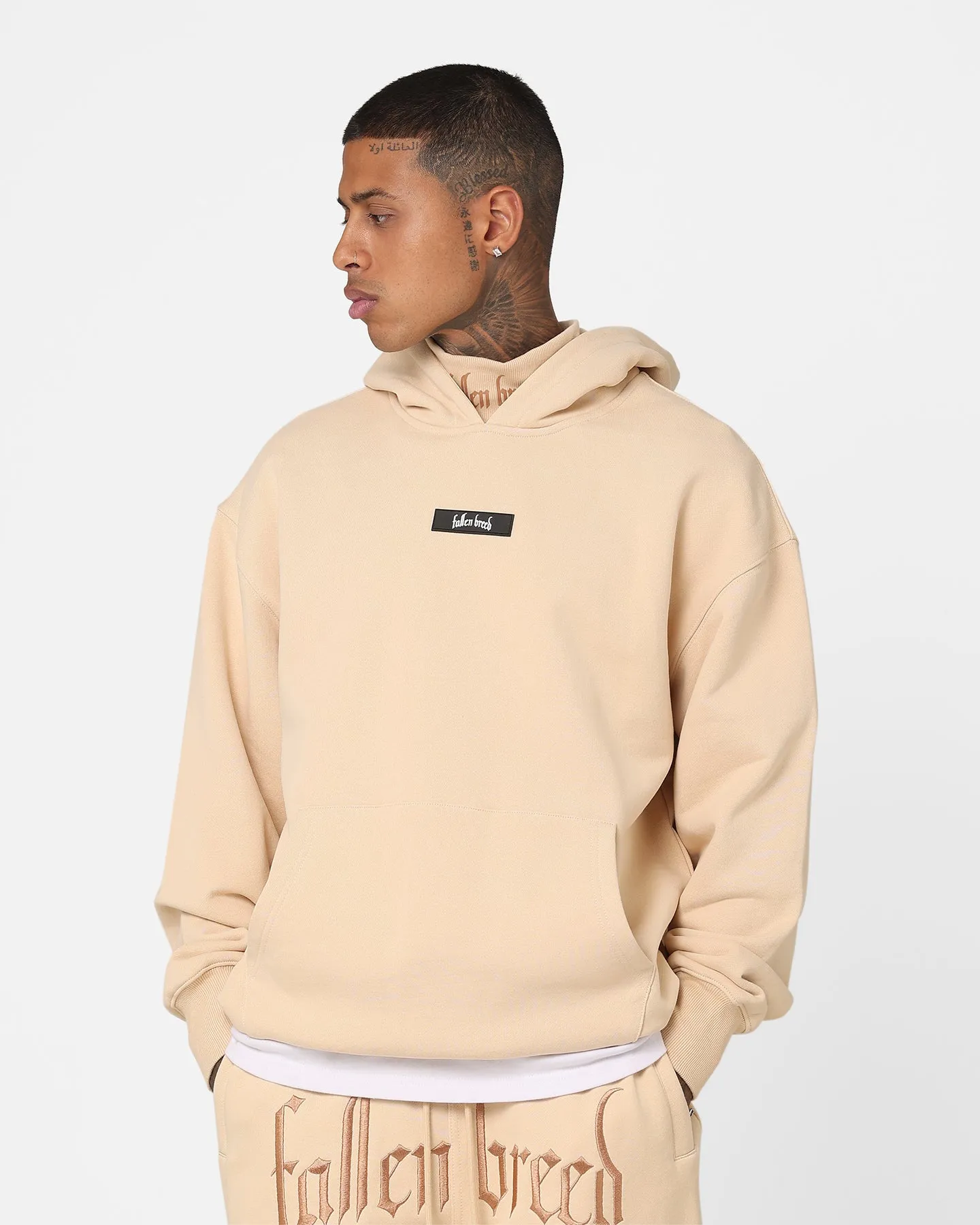 Fallen Breed Signature Logo Hoodie Nude