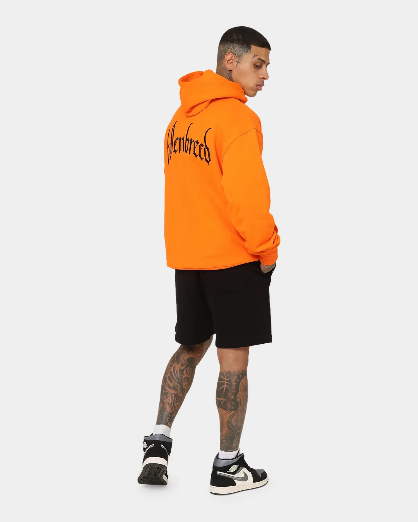 Fallen Breed Signature Logo Hoodie Orange