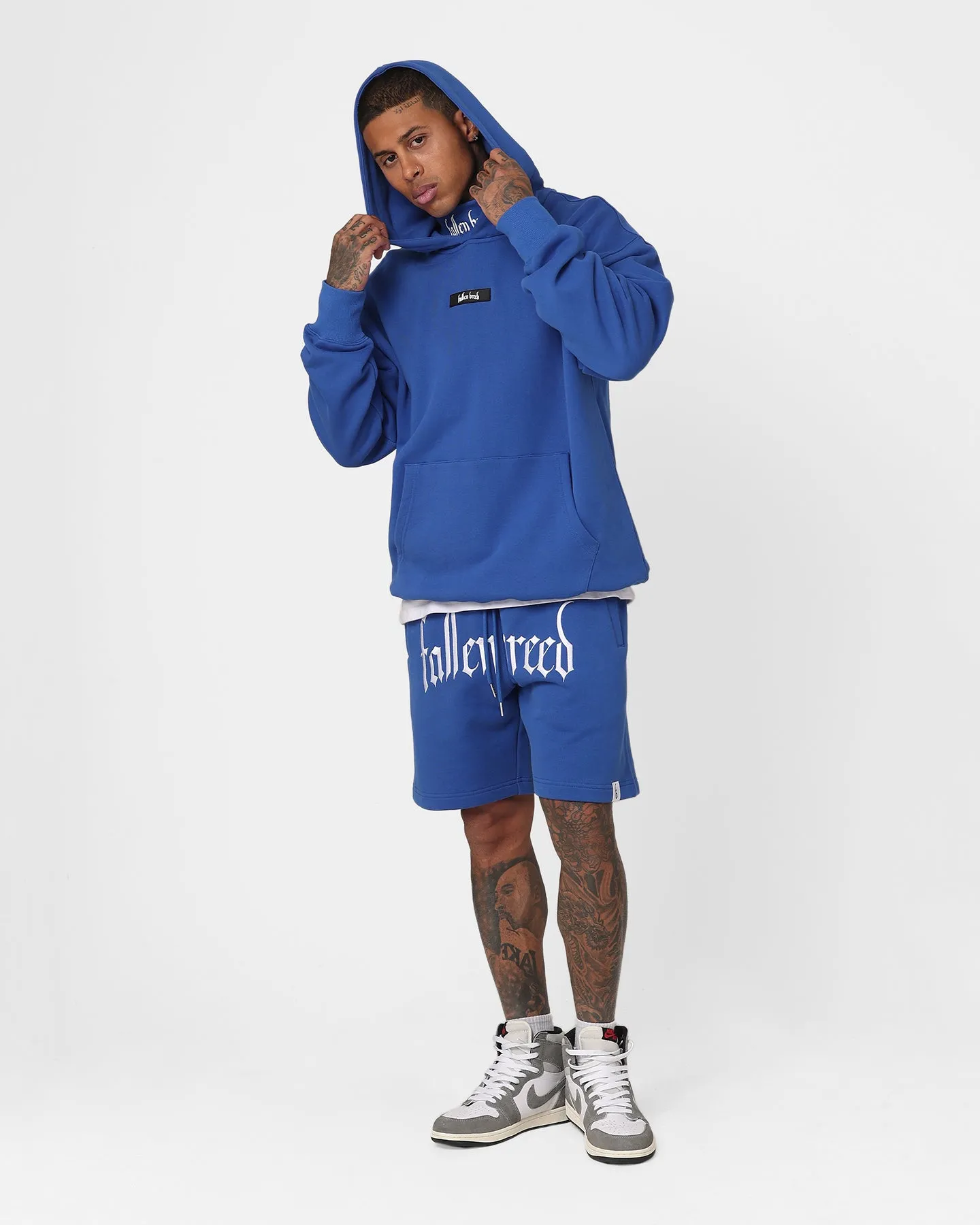 Fallen Breed Signature Logo Hoodie Sapphire Blue