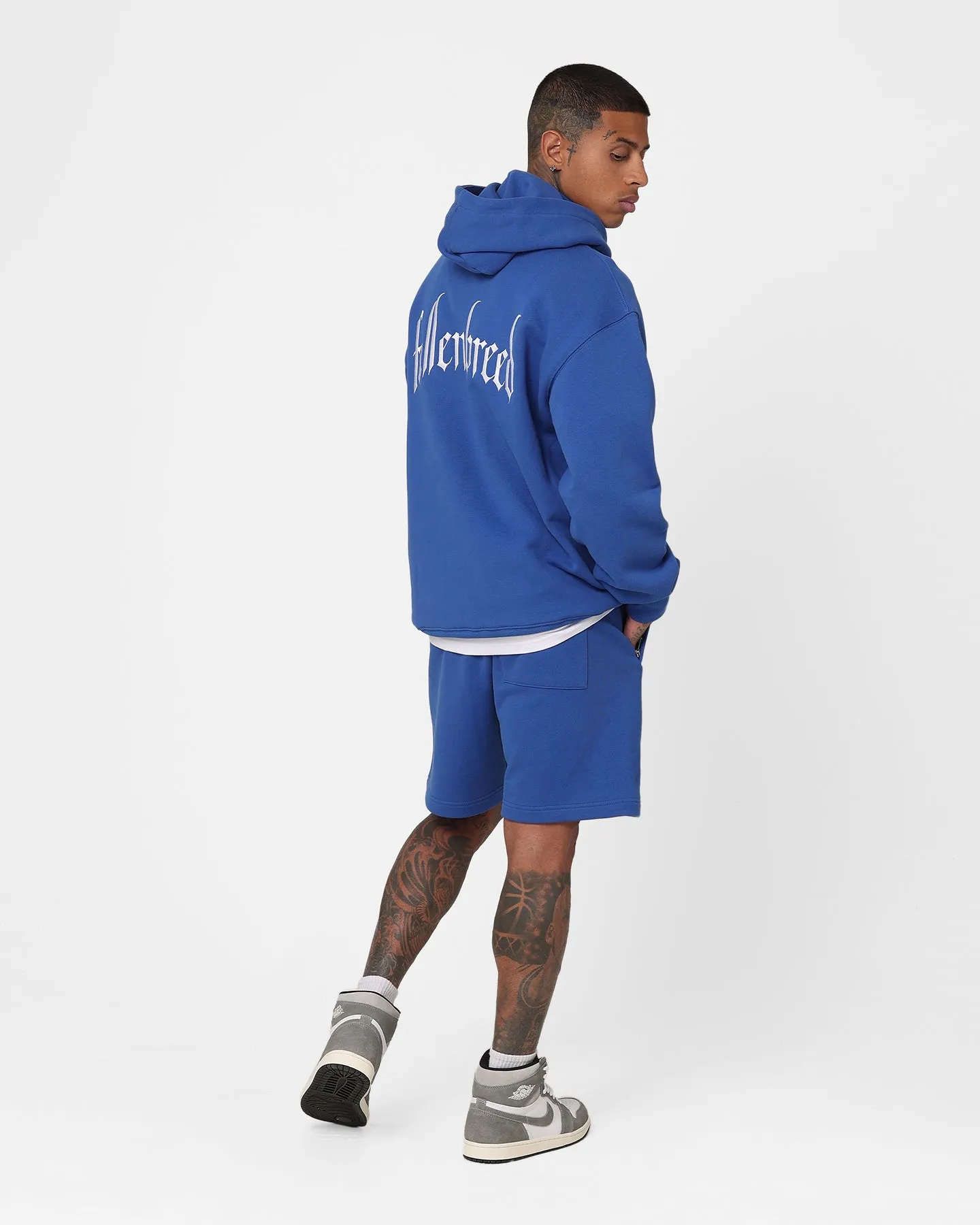 Fallen Breed Signature Logo Hoodie Sapphire Blue