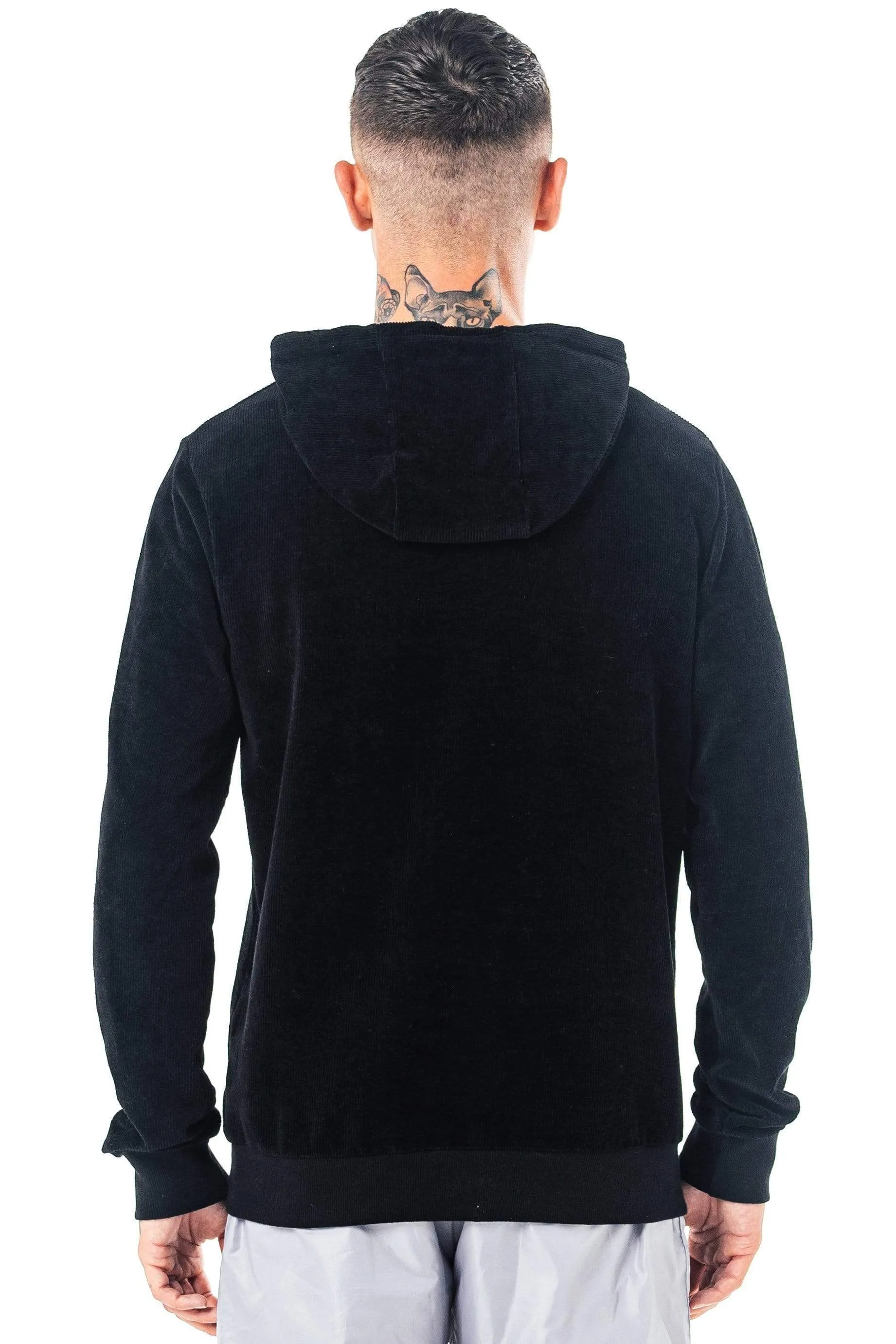 Fallen Hooded Men's Sweatshirt - Black