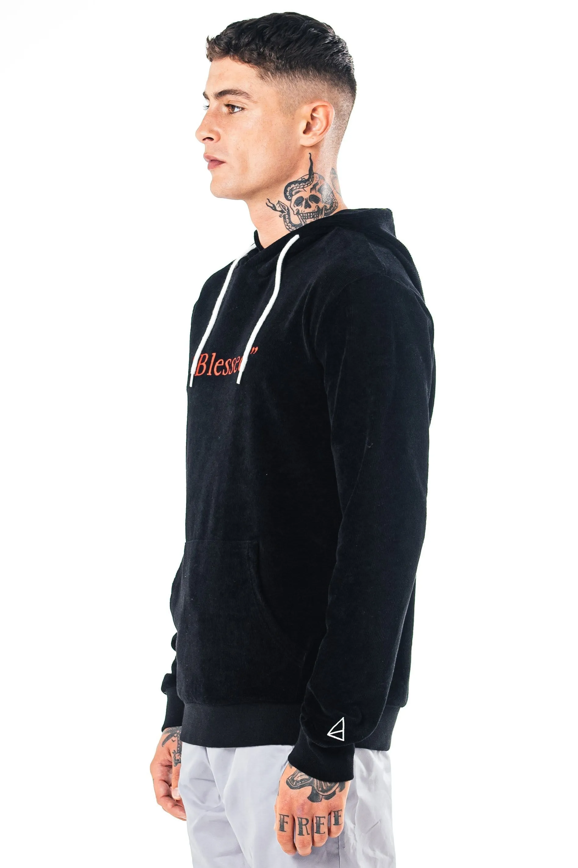Fallen Hooded Men's Sweatshirt - Black