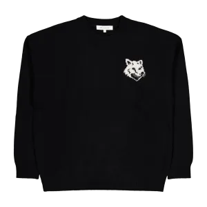 Fox Head Intarsia Comfort Jump Black