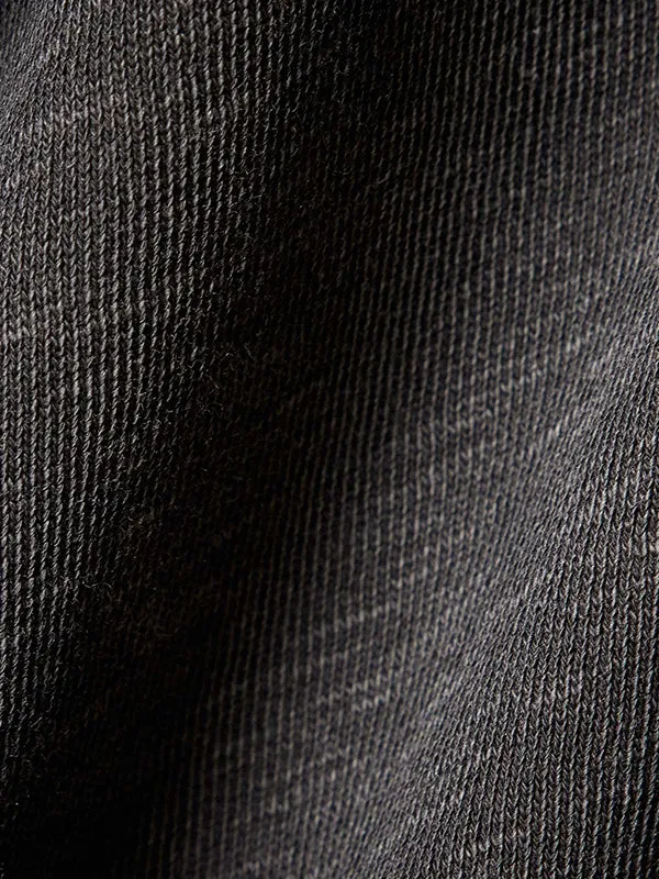 French Terry Relaxed Sweatshirt in Carbon Pigment