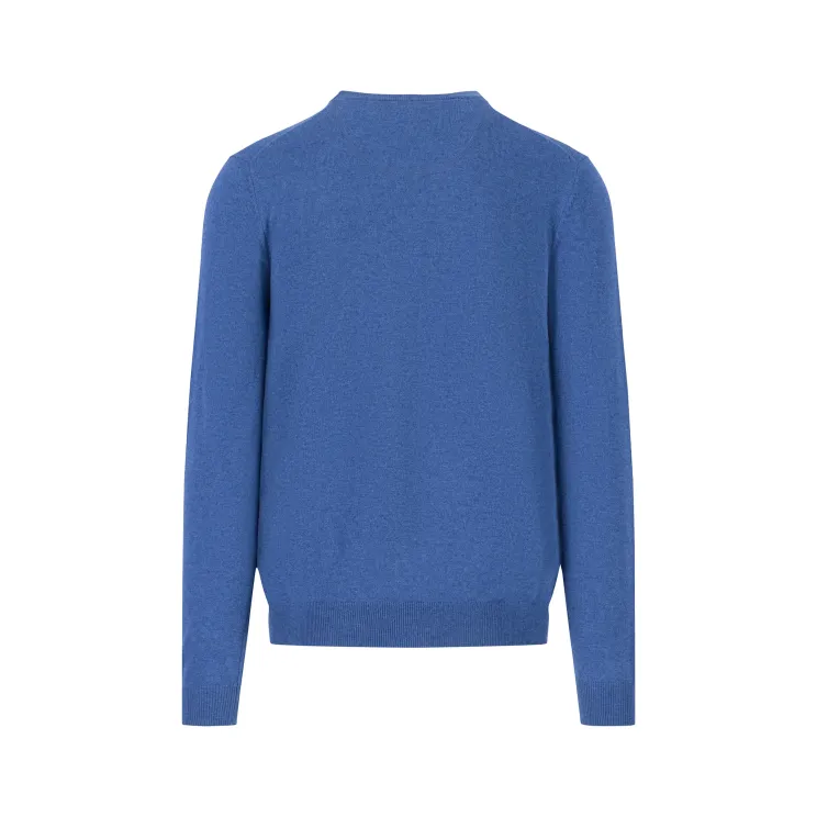 Fynch-Hatton Crew Neck Lambswool Jumper Wave 1310300