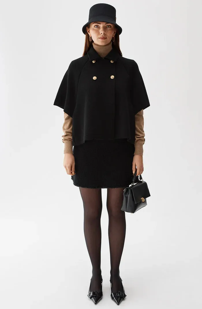 Gertrude Cape - Black