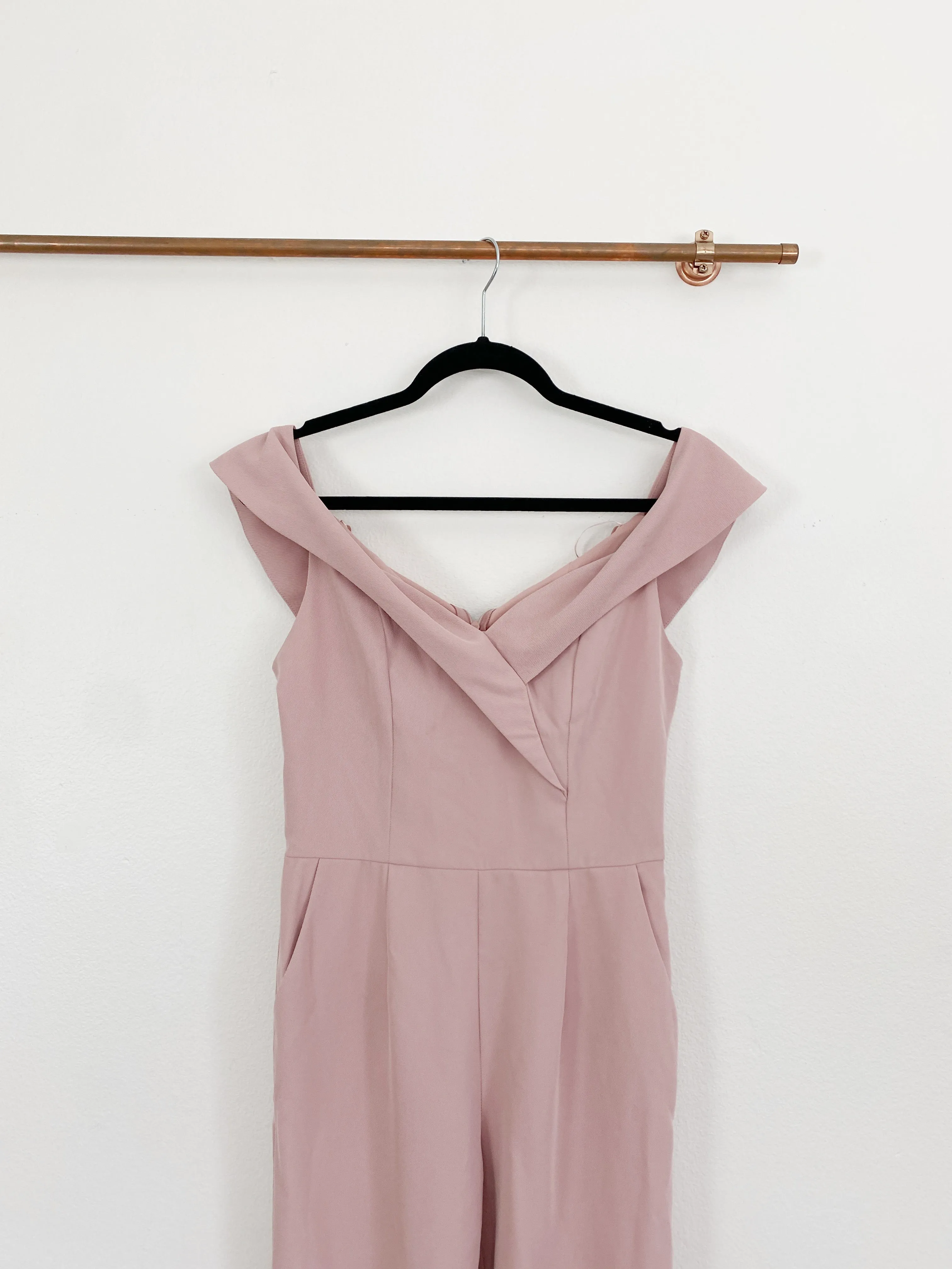 GIANNI BINI Blush Jumpsuit NWT Small