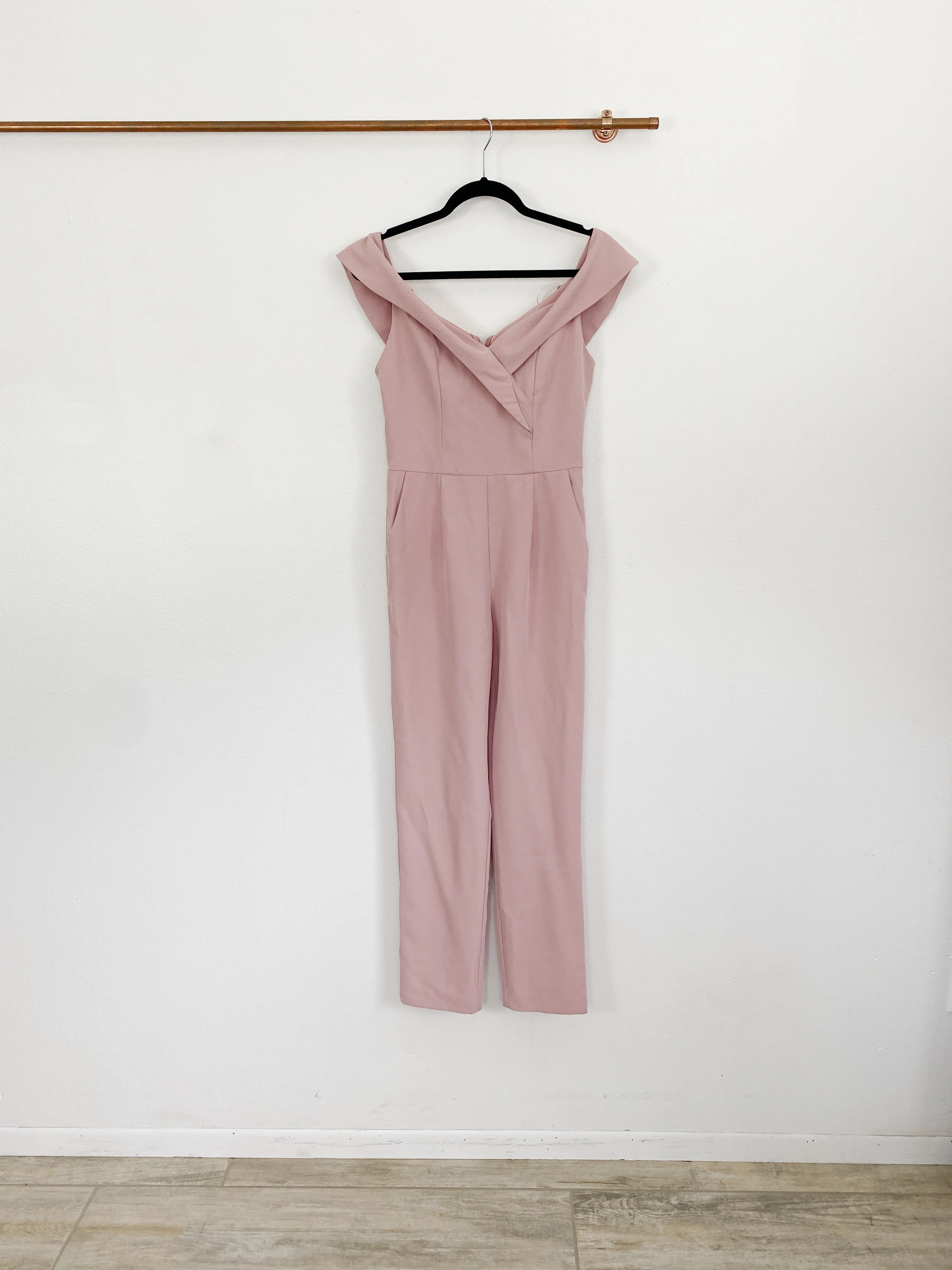 GIANNI BINI Blush Jumpsuit NWT Small