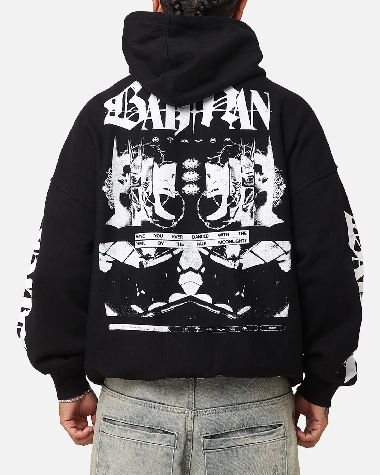 Goat Crew X DC Batman With The Devil Premium Hoodie Black