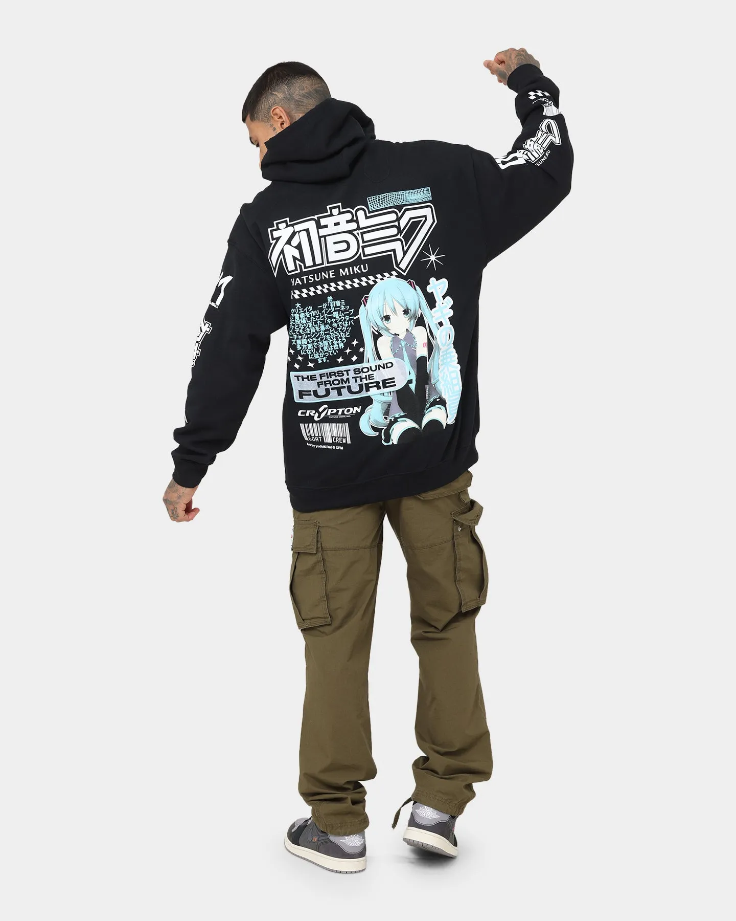 Goat Crew X Hatsune Miku Future Sound Hoodie Black