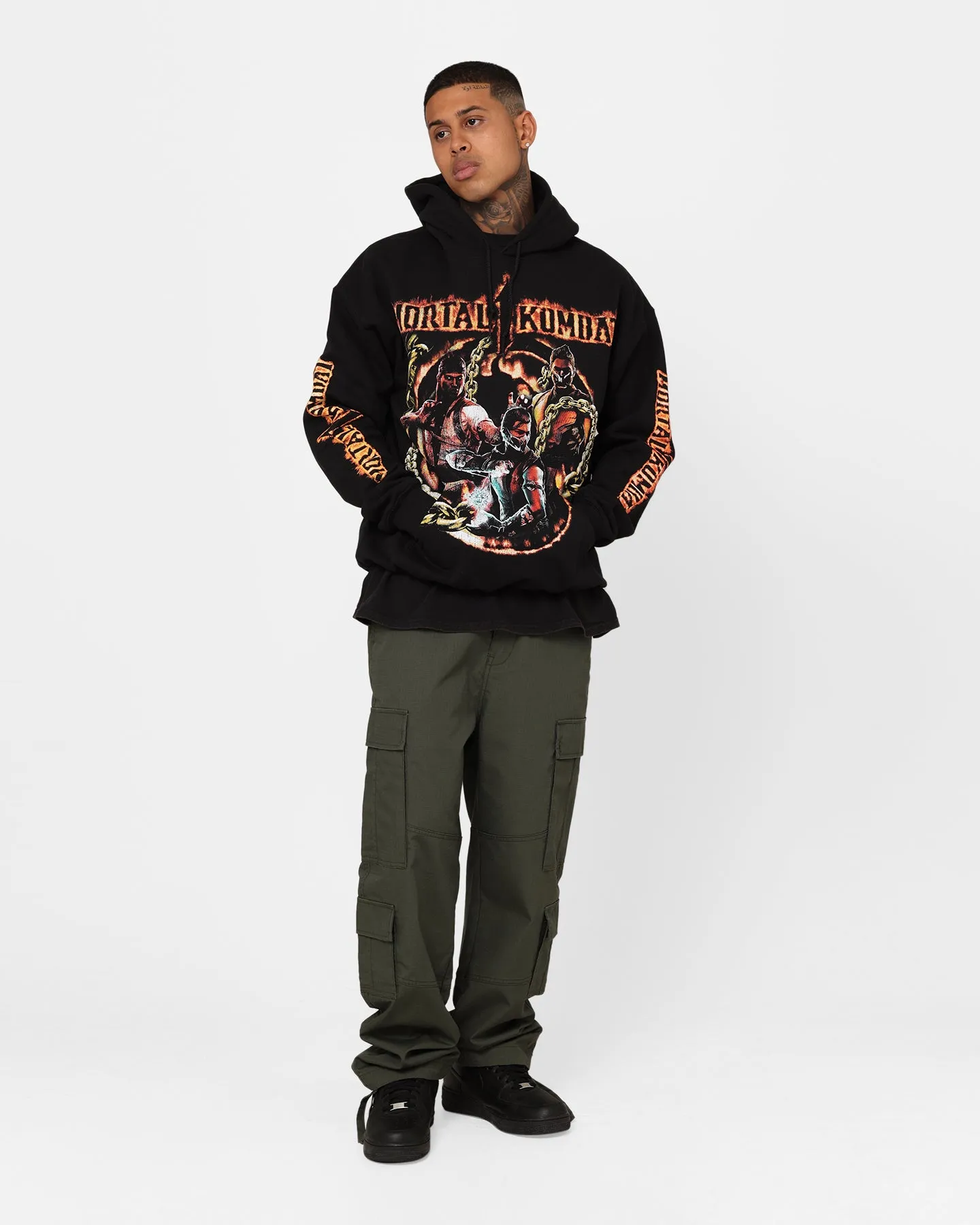 Goat Crew X Mortal Kombat Group Hoodie Black