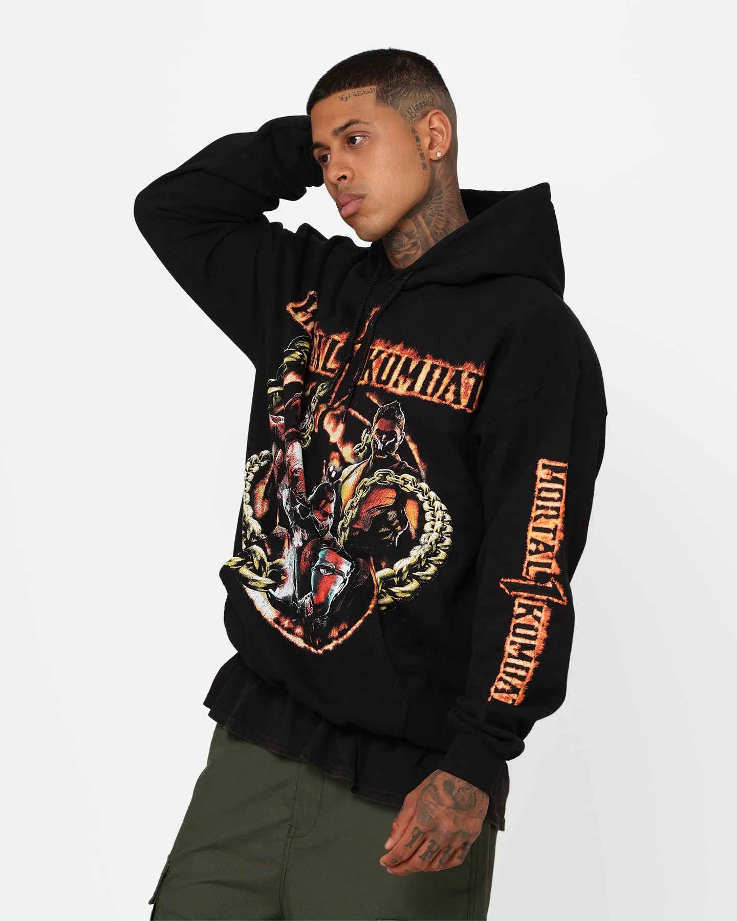 Goat Crew X Mortal Kombat Group Hoodie Black