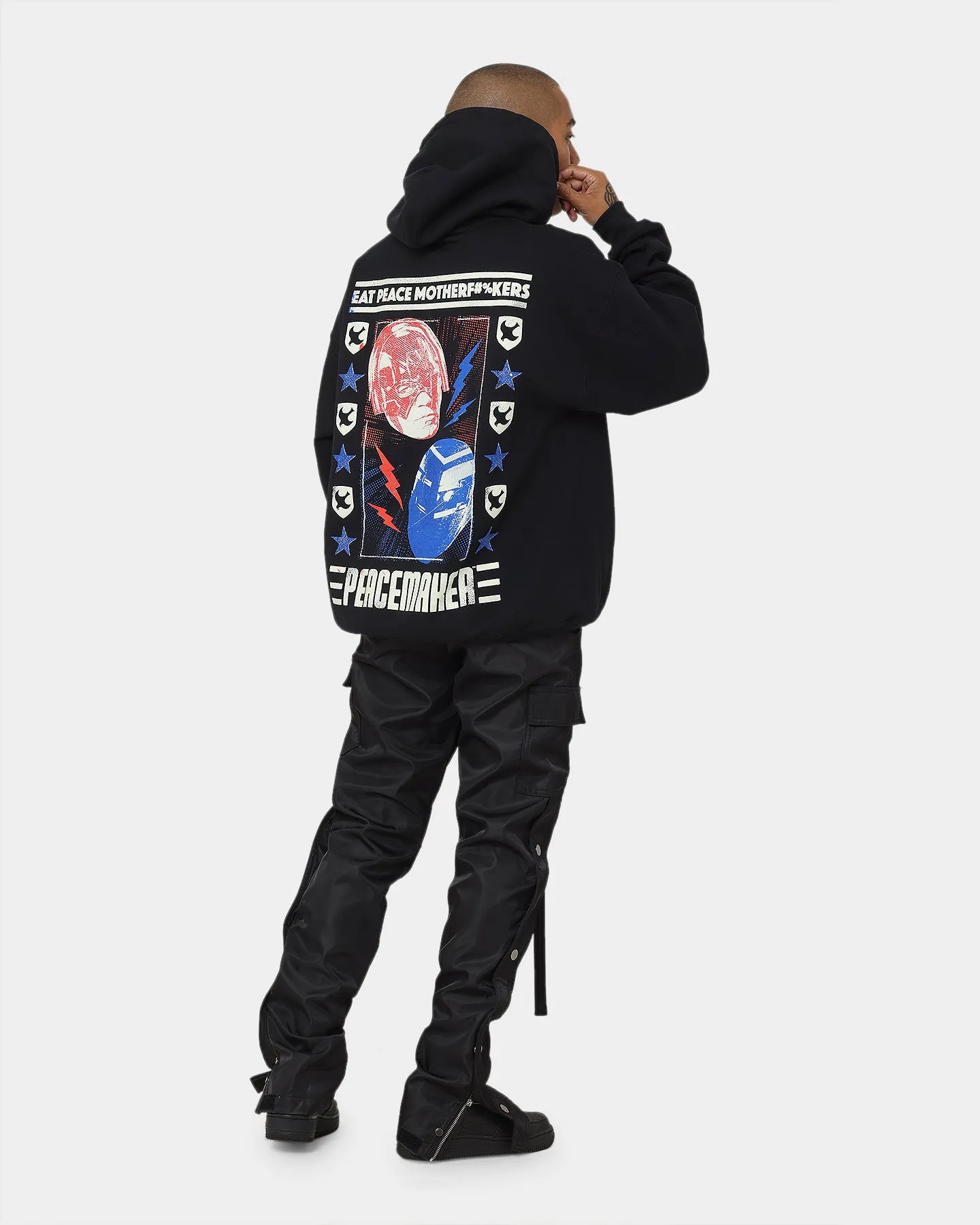 Goat Crew X Peacemaker Eat Peace MF Hoodie Black