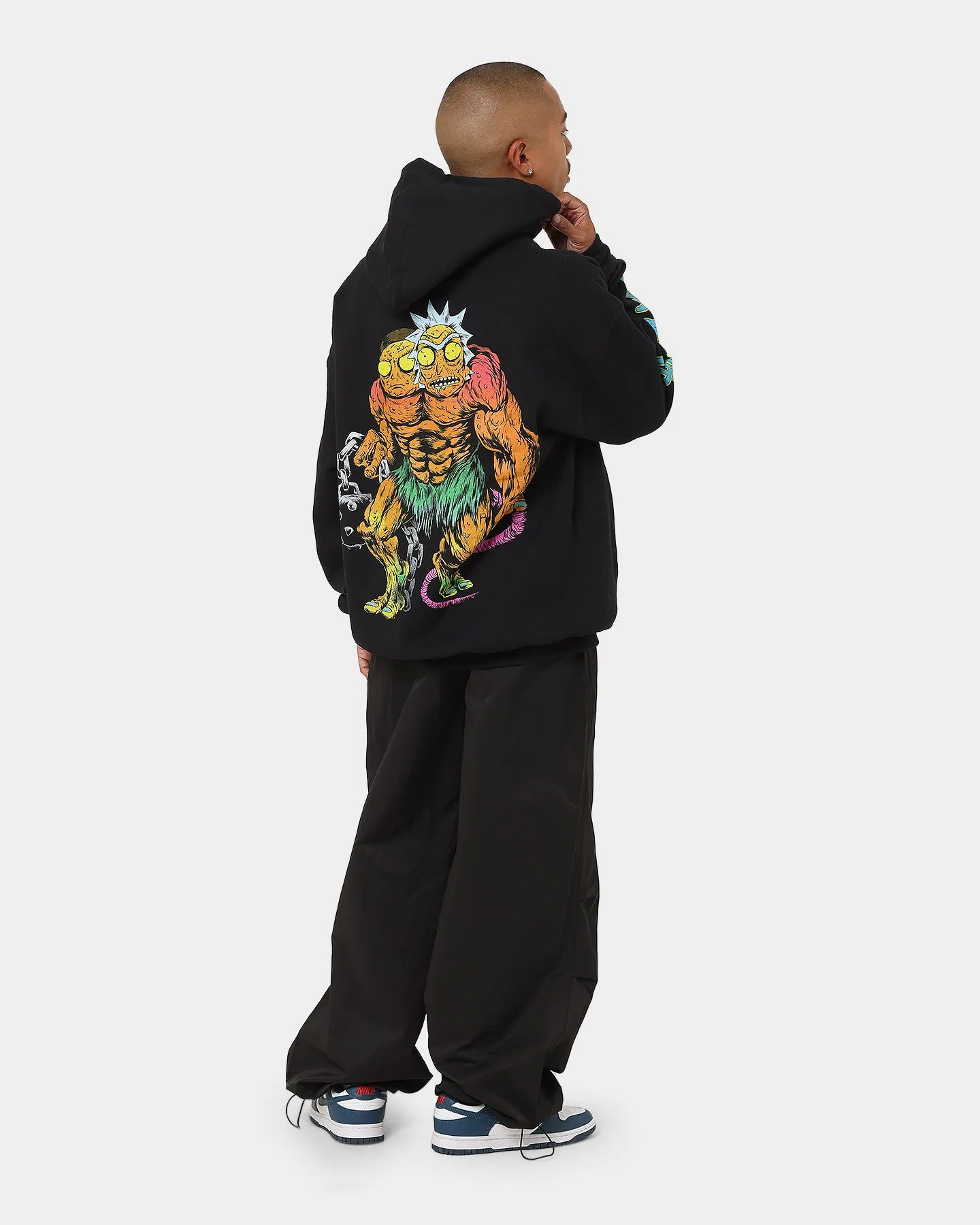 Goat Crew X Rick And Morty Beast Hoodie Black