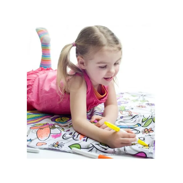 Great Pretenders Colour a Princess Cape with Markers, Size 4-7