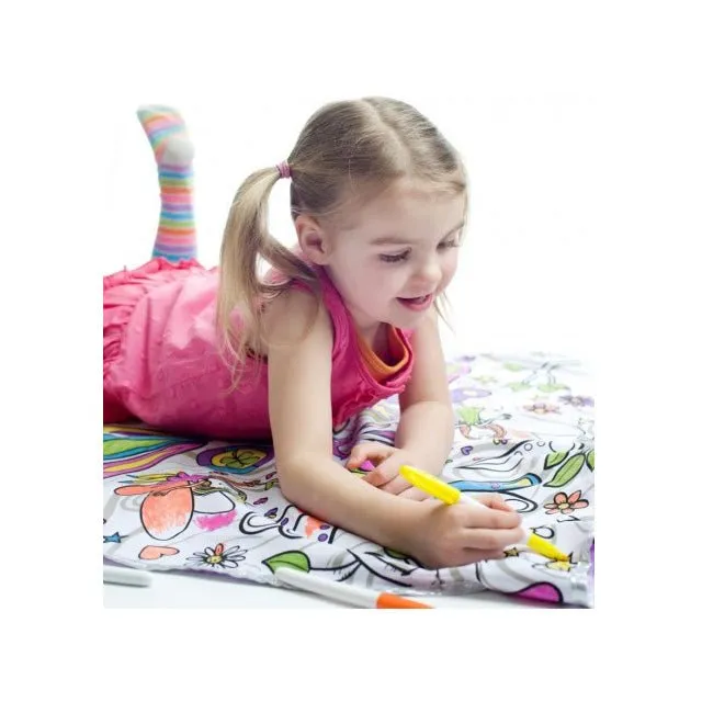 Great Pretenders Colour a Princess Cape with Markers, Size 4-7