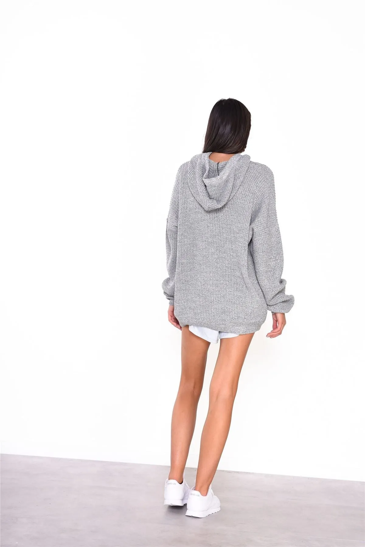 Grey Marl Knit Jumper