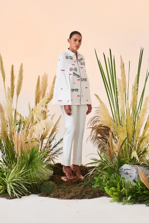 Holiday Sunglasses Cape With Narrow Pant