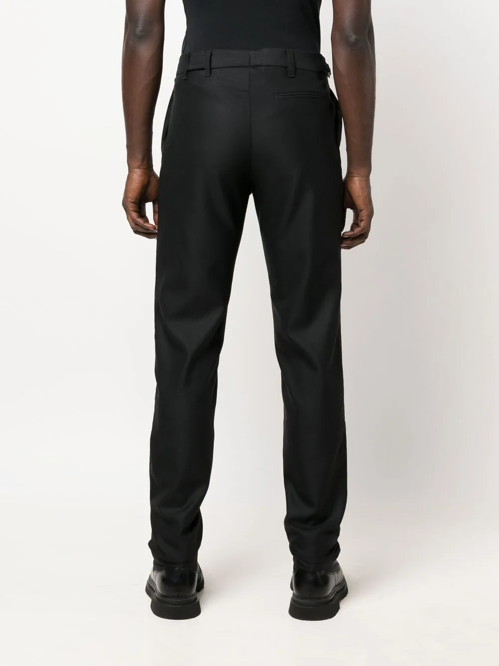 Hook-Embellished Straight Chinos