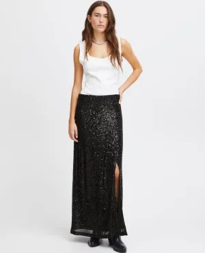 Ichi Fauci Black Skirt