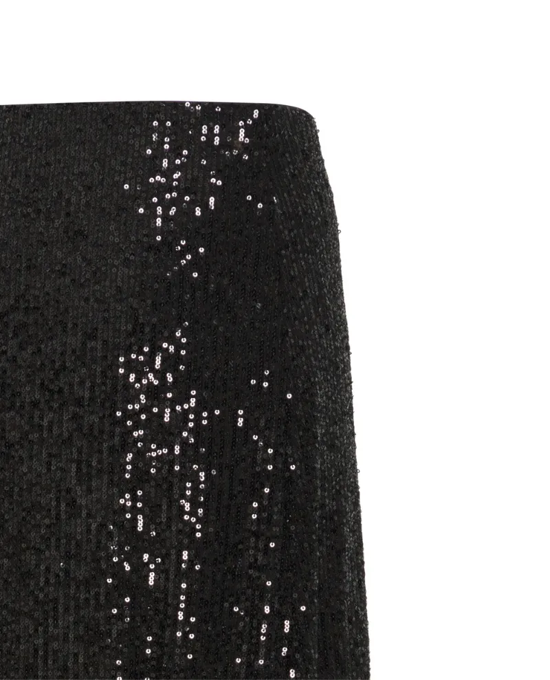 Ichi Fauci Black Skirt