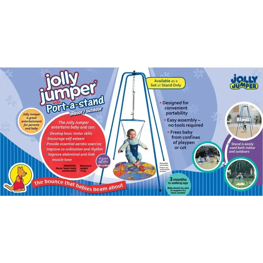Jolly Jumper Exerciser and Portable Stand