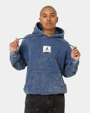 Jordan Essential Statement Washed Fleece Hoodie French Blue