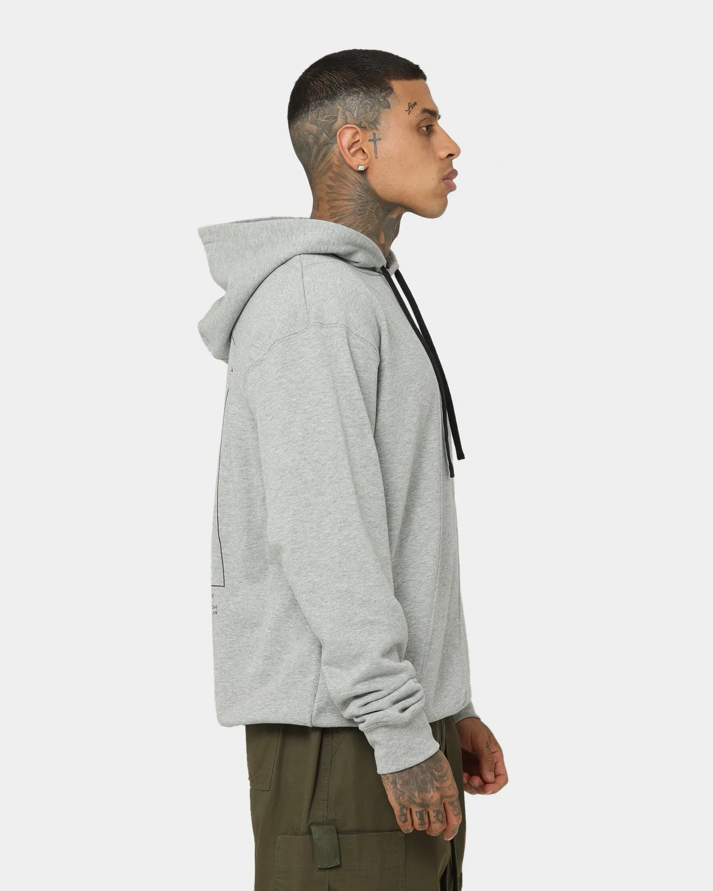 Jordan X Paris Saint-Germain Fleece Pullover Hoodie Dark Grey Heather