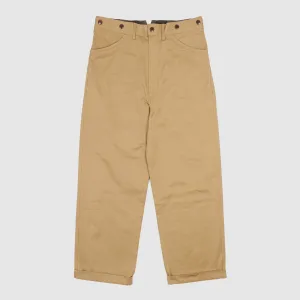 Junya Watanabe Man Cinch Back Loose Fitting Work Chino