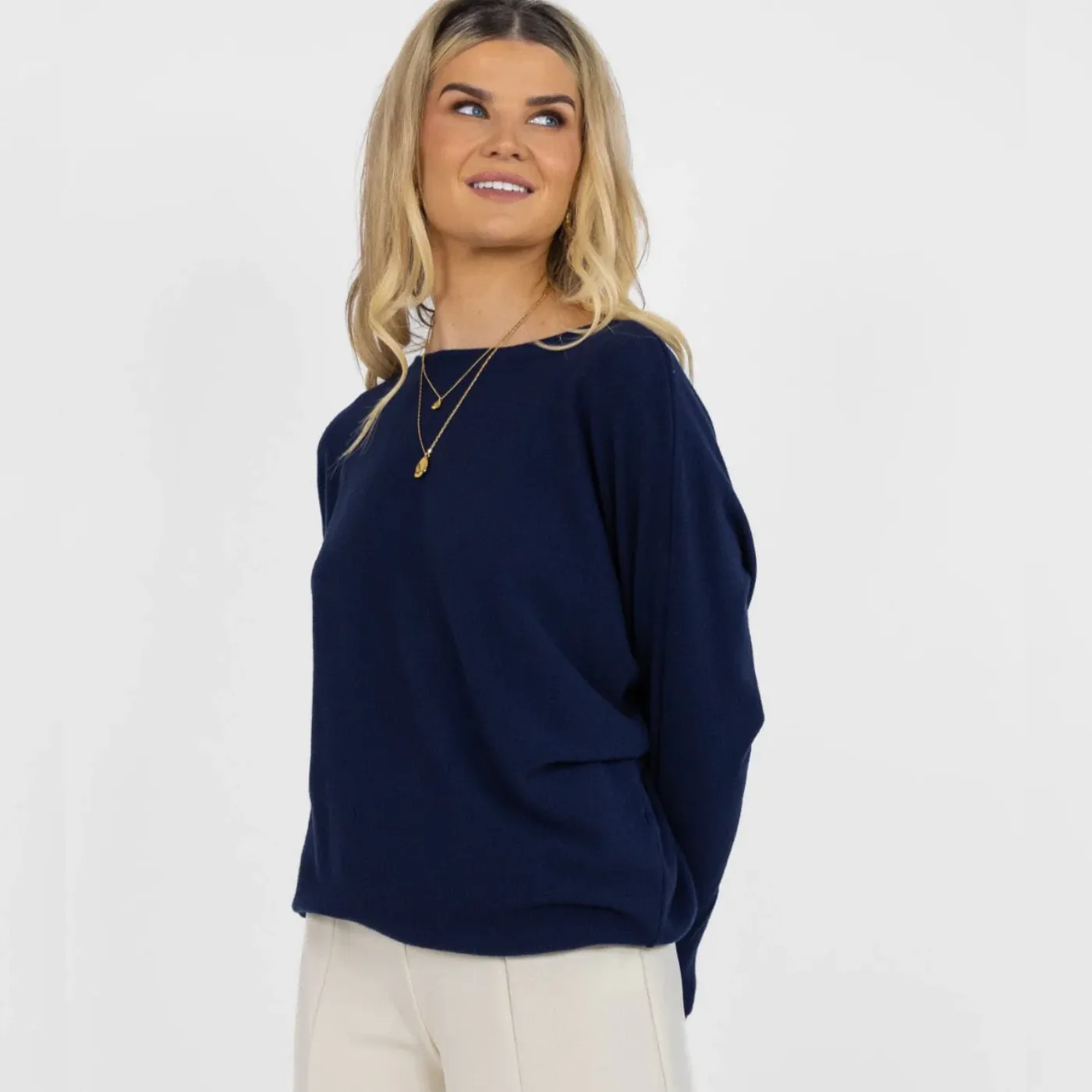 Kate & Pippa Elba Jumper | Navy